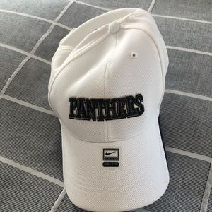 Panthers White baseball hat.
